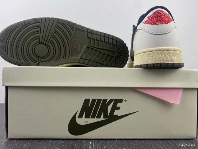 Air Olive Jordan x 1 Travis OG DZ4137-106 Low WMNS Scott 0825